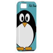 Coques Case-Mate iPhone Pingouin mignon de bande dessinée - iPhone 5 (Dos/Droit)