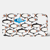 Coques Case-Mate iPhone Pingouin tux bleu (Verso (horizontal))