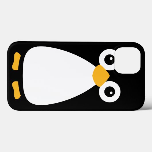 Coques Case-Mate iPhone Pingouin vectoriel mignon (Verso (horizontal))