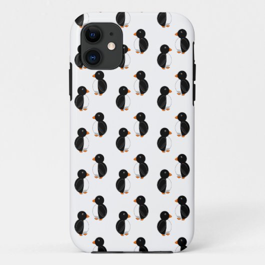 Coques Case-Mate iPhone Pingouins blancs (Dos)