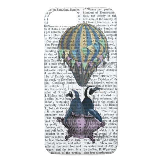 Coques Case-Mate iPhone Pingouins de vol (Dos)