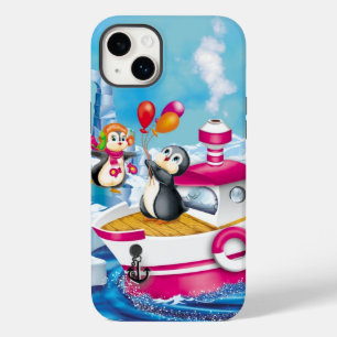 Coque Pour iPhone 14 Plus pingouins en Antarctique