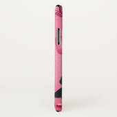 Coques Case-Mate iPhone Pingouins Inséparables de la Saint-Valentin rose m (Dos/Droite)