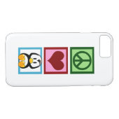 Coques Case-Mate iPhone Pingouins Peace Love (Dos (Horizontal))