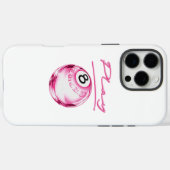 Coques Case-Mate iPhone Pink 8 Ball Phone Case – Cute Aesthetic Design (Verso (horizontal))