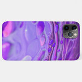 Coques Case-Mate iPhone Pink Acrylique violet, Fluid Art Peinture Marbre (Dos (Horizontal))