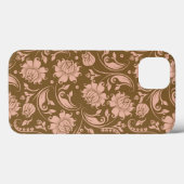 Coques Case-Mate iPhone Pink and Brown Floral (Verso (horizontal))