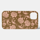 Coques Case-Mate iPhone Pink and Brown Floral (Verso (horizontal))