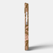 Coques Case-Mate iPhone Pink and Brown Floral (Verso / Gauche)