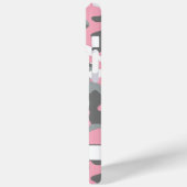 Coques Case-Mate iPhone Pink and Gray Camouflage Personalized (Verso / Gauche)