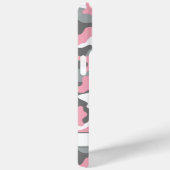 Coques Case-Mate iPhone Pink and Gray Camouflage Personalized (Verso / Droite)