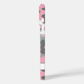 Coques Case-Mate iPhone Pink and Gray Camouflage Personalized (Verso / Gauche)