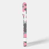 Coques Case-Mate iPhone Pink and Gray Camouflage Personalized (Verso / Gauche)