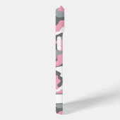 Coques Case-Mate iPhone Pink and Gray Camouflage Personalized (Verso / Droite)