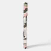 Coques Case-Mate iPhone Pink and Green Camouflage Personalized (Verso / Droite)