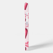 Coques Case-Mate iPhone Pink and Red Layered Heart Pattern (Verso / Gauche)