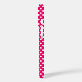 Coques Case-Mate iPhone Pink and White Polka dots (Verso / Gauche)