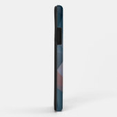 Coques Case-Mate iPhone Pink Blue Abstrait Pyramid Motif Coque-Mate iPhone (Dos/Droite)