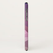 Coques Case-Mate iPhone Pink Blues Abstrait Pyramid Art Motif (Dos/Gauche)