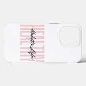 Coques Case-Mate iPhone Pink Bold Habits sains Vie iPhone 13 Pro Coques (Verso (horizontal))