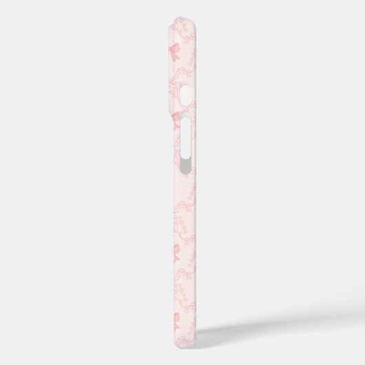 Coques Case-Mate iPhone  Pink Bow Pattern (Verso / Gauche)