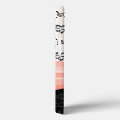 Coques Case-Mate iPhone Pink Bow Rhinestone Heart (Verso / Droite)