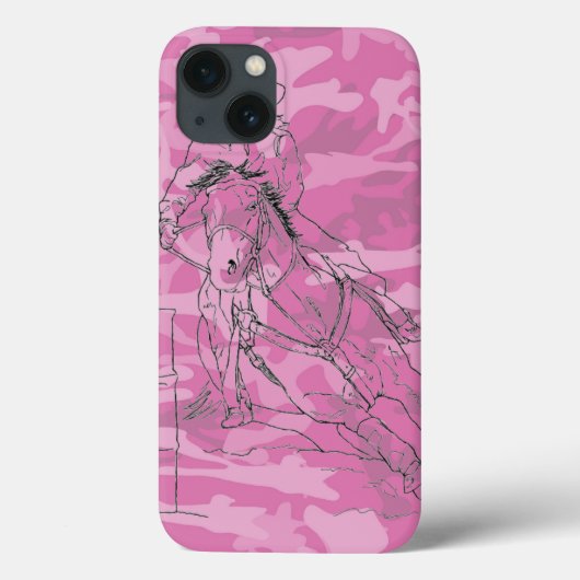 Coques Case-Mate iPhone Pink Camo Barrel Racer II (Verso)