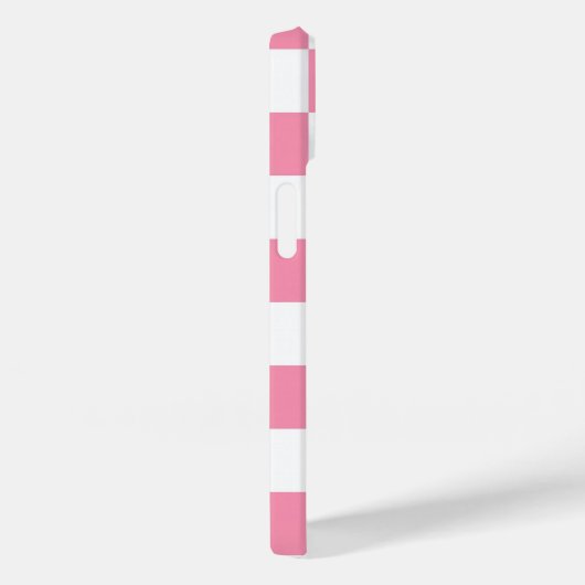 Coques Case-Mate iPhone Pink Checkered Pattern (Verso / Droite)