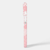 Coques Case-Mate iPhone Pink Chrysanthemum (Verso / Gauche)