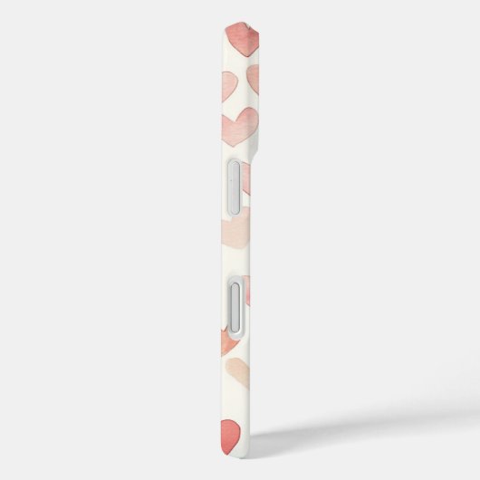 Coques Case-Mate iPhone Pink Cream Hearts (Verso / Droite)