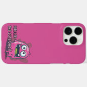 Coques Case-Mate iPhone Pink Cute Kawaii Ghost (Verso (horizontal))