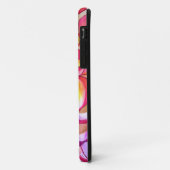 Coques Case-Mate iPhone Pink Dahlia fleurs aquarelle art (Dos/Gauche)