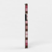 Coques Case-Mate iPhone Pink et Brown Plaid Léger Distress (Dos/Droite)
