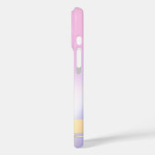 Coques Case-Mate iPhone Pink Flamingo Holographic Ombre (Verso / Gauche)