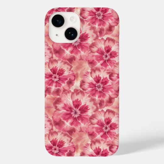 Coques Case-Mate iPhone Pink Floral Coquette (Verso)