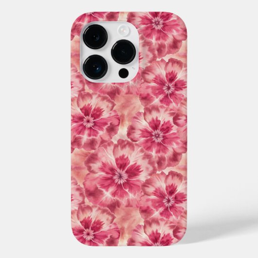 Coques Case-Mate iPhone Pink Floral Coquette (Verso)