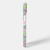 Coques Case-Mate iPhone Pink Floral Garden Monogrammed (Verso / Droite)