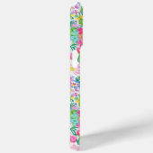 Coques Case-Mate iPhone Pink Floral Garden Monogrammed (Verso / Droite)
