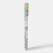 Coques Case-Mate iPhone Pink Floral Garden Monogrammed (Verso / Droite)