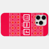 Coques Case-Mate iPhone Pink Funny Shopaholic Eat Sleep Shop Award (Verso (horizontal))