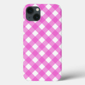 Coques Case-Mate iPhone Pink gingham Case-Mate iPhone case (Verso)