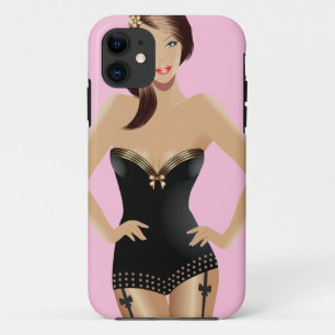 Coque iPhone 11 Pink Girl iPhone 5 à peine là™