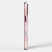 Coques Case-Mate iPhone Pink Gold Agate Marbre Nom Script (Verso / Droite)