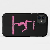 Coques Case-Mate iPhone Pink Gymnastique Fille Éperche Balancier (Dos (Horizontal))
