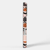 Coques Case-Mate iPhone Pink Halloween Tricoter ou traiter Nom personnalis (Verso / Droite)