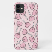 Coques Case-Mate iPhone Pink Lollipops, Heart Lollipops, Lollipop Pattern (Dos)