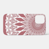 Coques Case-Mate iPhone Pink Madder Tristyns Mandala (Verso (horizontal))