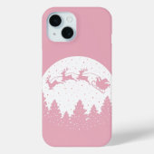 Coques Case-Mate iPhone Pink Magic Christmas (Verso)