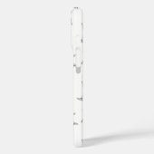 Coques Case-Mate iPhone Pink Martini Cocktail Pattern Festive Holiday  (Verso / Gauche)