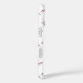 Coques Case-Mate iPhone Pink Martini Cocktail Pattern Festive Holiday  (Verso / Droite)